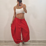 SAMIRA trousers plum