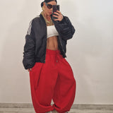 SAMIRA trousers plum