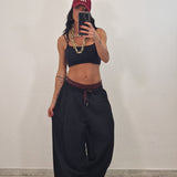 SAMIRA trousers plum