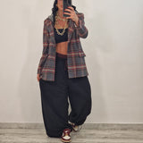 SAMIRA trousers plum