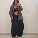 SAMIRA trousers plum