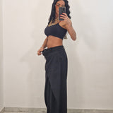 SAMIRA trousers plum