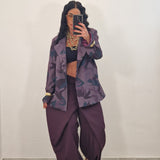 Blazer OWEN viola camouflage