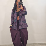 Blazer OWEN viola camouflage
