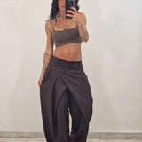 SAMIRA trousers plum