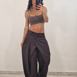 SAMIRA trousers plum