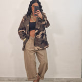 SAMIRA trousers plum