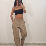 SAMIRA trousers plum