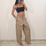 SAMIRA trousers plum