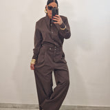 Coordinato ELIZABETH marrone