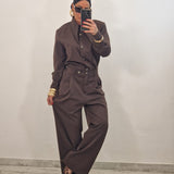 Coordinato ELIZABETH marrone