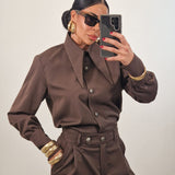 Coordinato ELIZABETH marrone