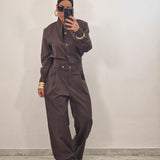 Coordinato ELIZABETH marrone