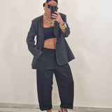 SAMIRA trousers plum