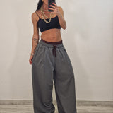 SAMIRA trousers plum