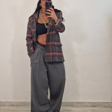 SAMIRA trousers plum