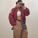 SAMIRA trousers plum
