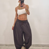 SAMIRA trousers plum