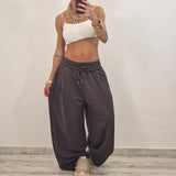 SAMIRA trousers plum