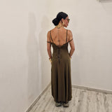 Abito LUCY  verde militare