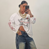 Maglia NEVER bianca