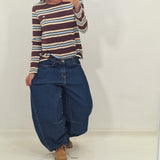 Maglia HEART marrone a righe