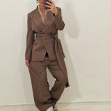 Coordinato Ester marrone