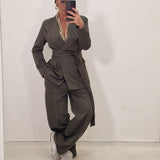 Coordinato Ester verde militare