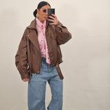 Jacket in ecopelle BONNY