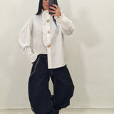 Camicia Rose bianca