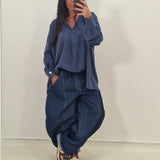 Casacca AURELIA blu