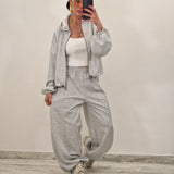 Coordinato JAZMINE grigio