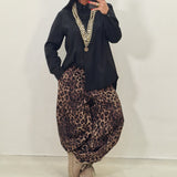 Pantalone ballon Sienna leopardato