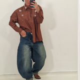 Camicia Louis marrone