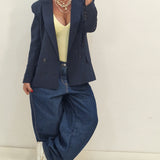 Blazer Suele blu scuro