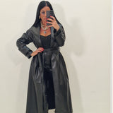 Trench in ecopelle Enola nero