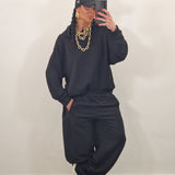 Coordinato tuta NATHAN nero