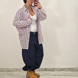 Camicia PILAR quadri glicine