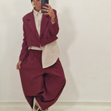 Coordinato Alma bordeaux