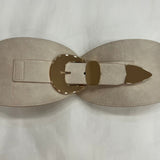 Cintura in ecopelle VITTORIA beige