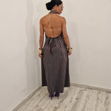 Camicione  STACY righe marrone