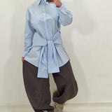 Maxi shirt CELESTIAL light blue