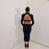 MARSEILLE black dress