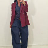 Blazer Raissa borgogna