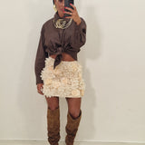Minigonna Chic panna