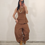 Coordinato di jeans LAYLA bruciato