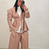Blazer PITON rosa