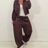 Coordinato Melany marrone