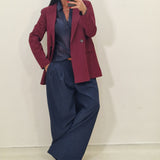 Blazer Raissa borgogna