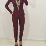 DAMY burgundy bodysuit